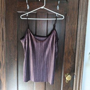 Velvet purple cami